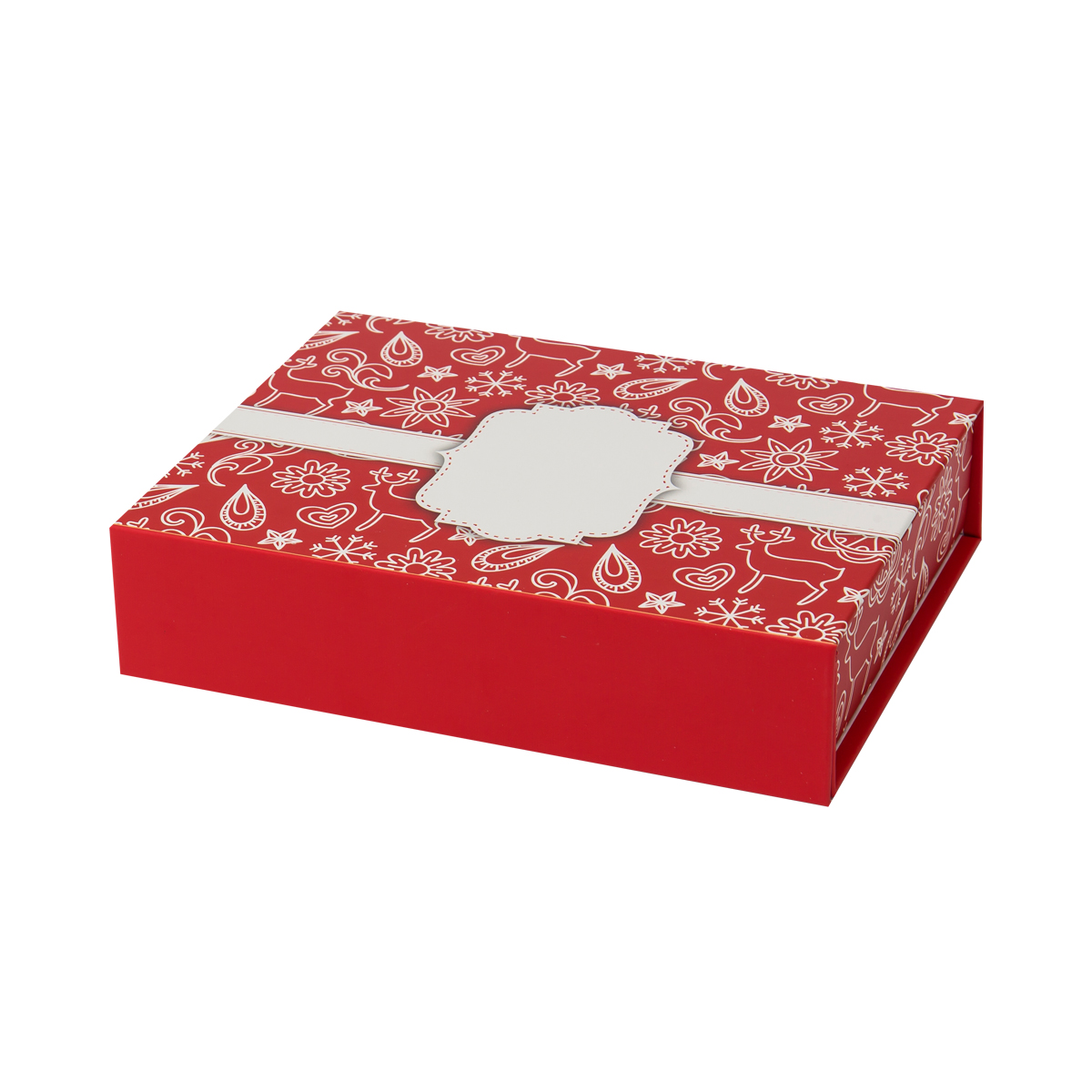 Magnetic closed cardboard christmas gift boxes 31102