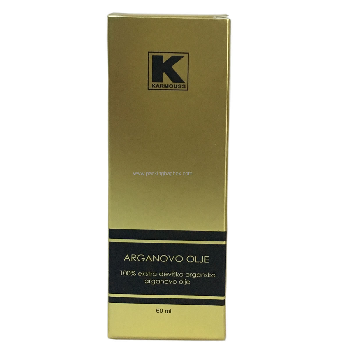 Gold paperboard Skincare Boxes 12253
